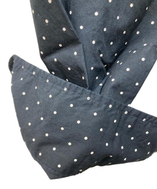 everyone（エブリワン）everyone (エブリワン) dot button-down shirt ネイビー サイズ:Lの古着・服飾アイテム