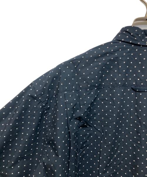 everyone（エブリワン）everyone (エブリワン) dot button-down shirt ネイビー サイズ:Lの古着・服飾アイテム