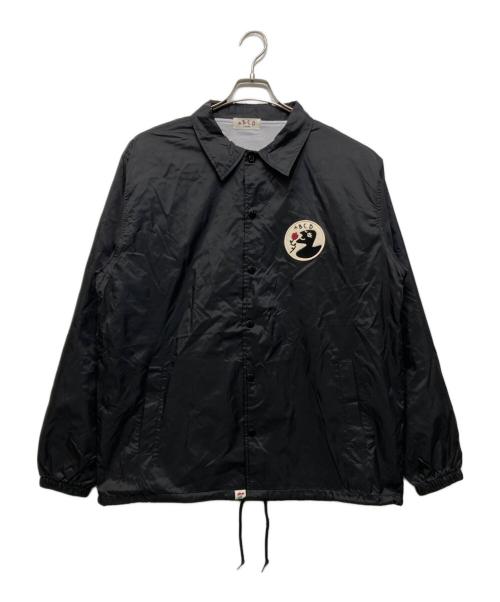 ABCD FLEURS（エービーシーディー フルール）ABCD FLEURS (エービーシーディー フルール) コーチジャケット ブラック サイズ:XLの古着・服飾アイテム