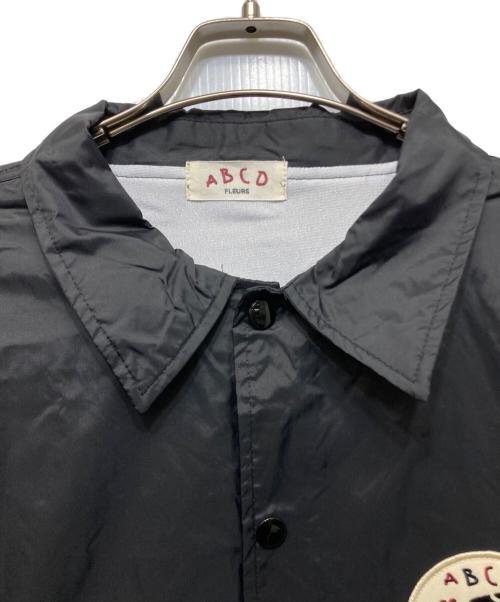 ABCD FLEURS（エービーシーディー フルール）ABCD FLEURS (エービーシーディー フルール) コーチジャケット ブラック サイズ:XLの古着・服飾アイテム