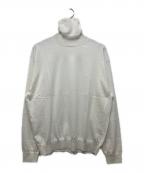 everyoneエブリワン）の古着「タートルネックニット」｜ホワイト