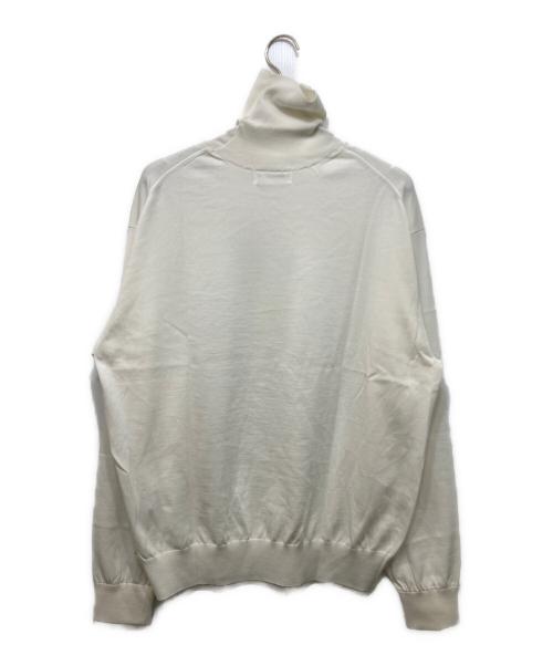 everyone（エブリワン）everyone (エブリワン) タートルネックニット ホワイト サイズ:XLの古着・服飾アイテム