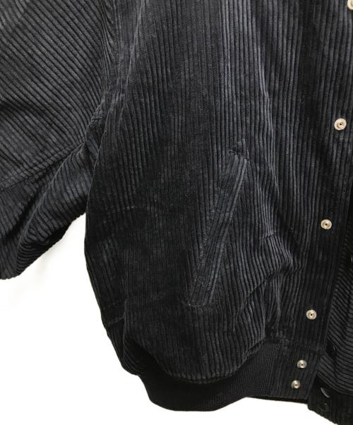 Sauras Being（ソーラス ビーイング）Sauras Being LFYT (エルエフワイティー) CORDUROY VARSITY JACKET（コーデュロイヴァ―シティジャケット）/ コーデュロイスタジャン / LA241003 ネイビー サイズ:XLの古着・服飾アイテム