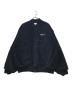 Sauras Being（ソーラス ビーイング）の古着「CORDUROY VARSITY JACKET（コーデュロイヴァ―シティジャケット）/ コーデュロイスタジャン / LA241003」｜ネイビー