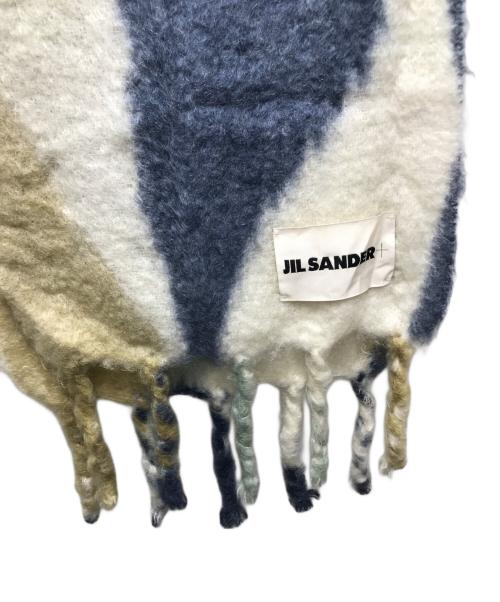 JIL SANDER（ジルサンダー）JIL SANDER (ジルサンダー) モヘヤ総柄マフラー　スペイン製　JPPT902022の古着・服飾アイテム