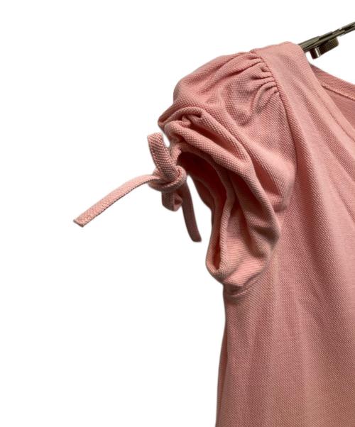 RED VALENTINO（レッドヴァレンティノ）RED VALENTINO (レッドヴァレンティノ) 鹿の子S/Sワンピース ピンク サイズ:XSの古着・服飾アイテム