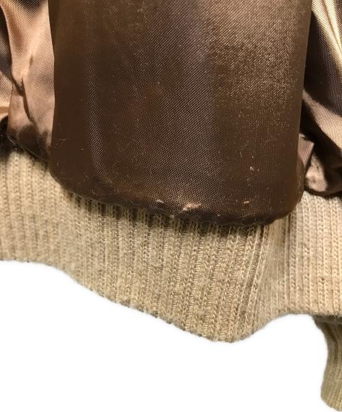 PENDLETON（ペンドルトン）PENDLETON (ペンドルトン) 70sウールドリズラージャケット　USA製 IDEALジップ ベージュ サイズ:Lの古着・服飾アイテム