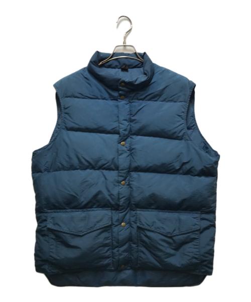 L.L.Bean（エルエルビーン）L.L.Bean (エルエルビーン) ダウンベスト ブルー サイズ:タグ印字薄れの為不明の古着・服飾アイテム