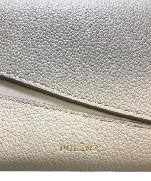 POLENE（ポレーヌ）POLENE (ポレーヌ) sierra ウォレット ホワイトの古着・服飾アイテム
