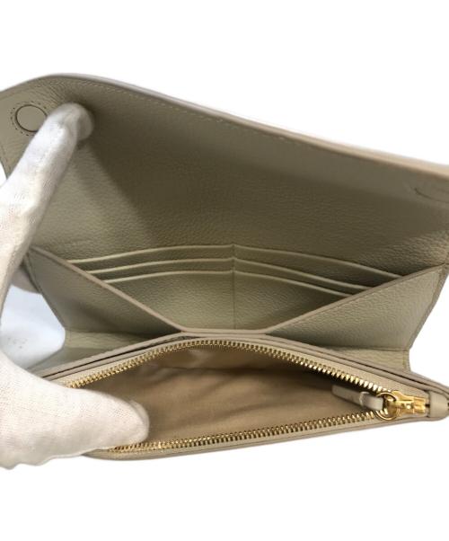 POLENE（ポレーヌ）POLENE (ポレーヌ) sierra ウォレット ホワイトの古着・服飾アイテム