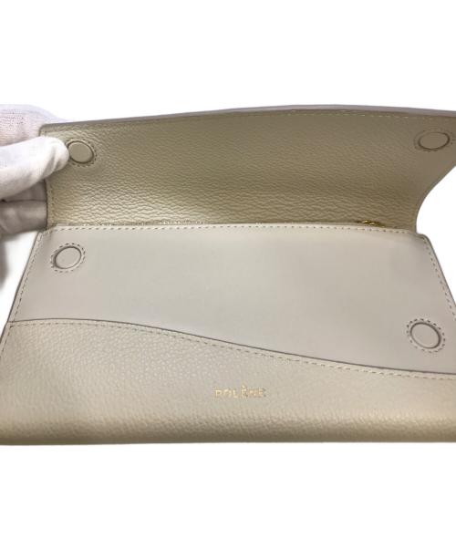 POLENE（ポレーヌ）POLENE (ポレーヌ) sierra ウォレット ホワイトの古着・服飾アイテム