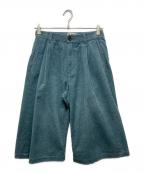 TTT MSWティー モダンストリートウェア）の古着「Corduroy half pants」｜グリーン