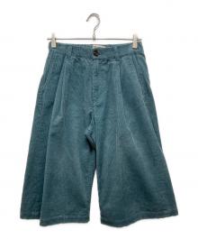 TTT MSW（ティー モダンストリートウェア）の古着「Corduroy half pants」｜グリーン