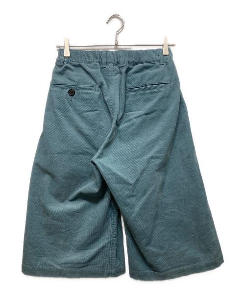 TTT MSW（ティー モダンストリートウェア）TTT MSW (ティー モダンストリートウェア) Corduroy half pants グリーン サイズ:Sの古着・服飾アイテム