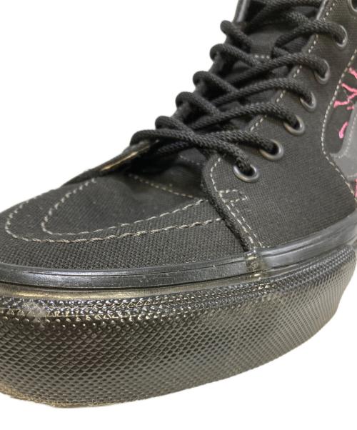 VANS（ヴァンズ）VANS (ヴァンズ) SUPREME (シュプリーム) SK8-HI By “Ben Kadow” ブラック×ピンク サイズ:27の古着・服飾アイテム