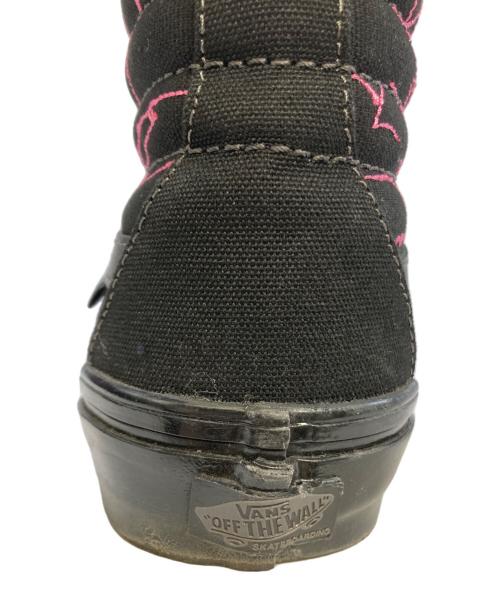 VANS（ヴァンズ）VANS (ヴァンズ) SUPREME (シュプリーム) SK8-HI By “Ben Kadow” ブラック×ピンク サイズ:27の古着・服飾アイテム