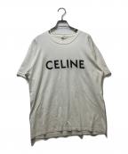 CELINEセリーヌ）の古着「ロゴTシャツ」｜ホワイト