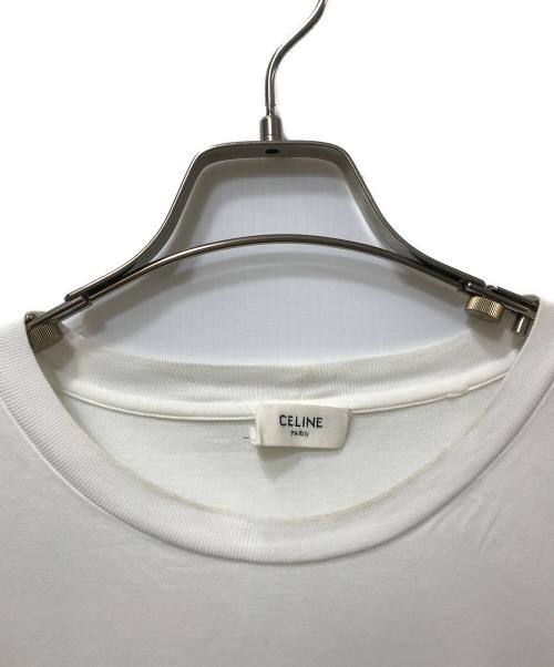 CELINE（セリーヌ）CELINE (セリーヌ) ロゴTシャツ ホワイト サイズ:Sの古着・服飾アイテム