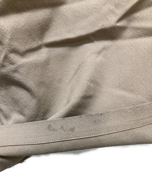 YANTOR（ヤントル）YANTOR (ヤントル) Wool 2-tuck Pants ベージュ サイズ:Mの古着・服飾アイテム
