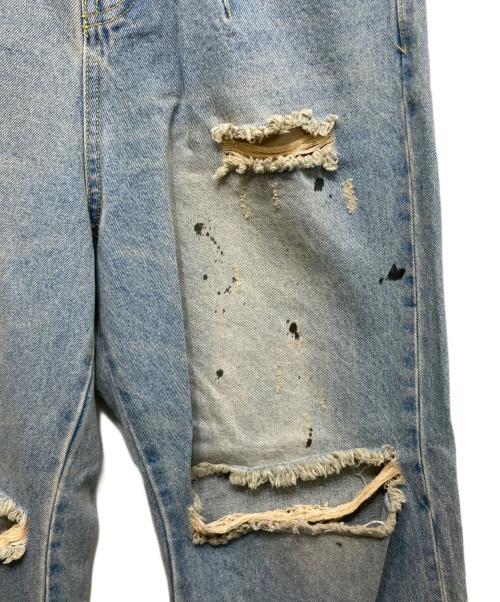 CAMPHOR WOOD（カンファーウッド）CAMPHOR WOOD (カンファーウッド) ダメージバギーデニム インディゴ サイズ:Mの古着・服飾アイテム