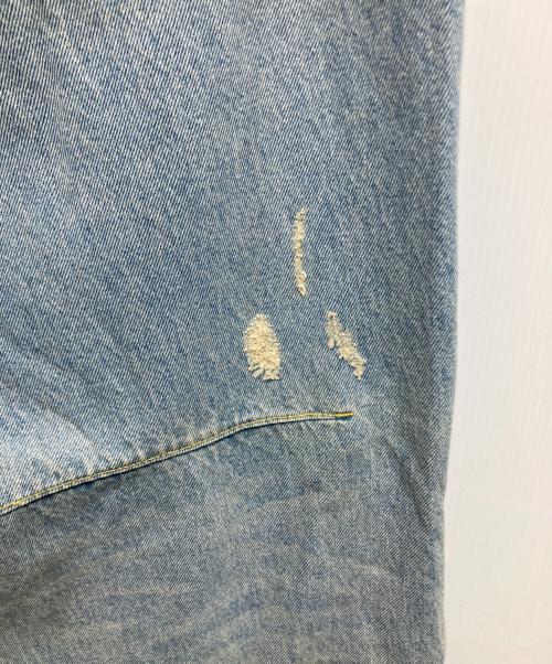 CAMPHOR WOOD（カンファーウッド）CAMPHOR WOOD (カンファーウッド) ダメージバギーデニム インディゴ サイズ:Mの古着・服飾アイテム