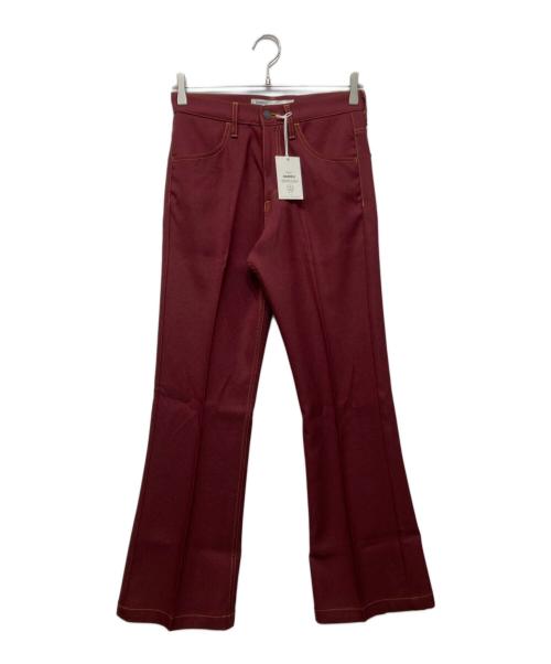 DAIRIKU（ダイリク）DAIRIKU (ダイリク) FLASHER PRESSED PANTS レッド サイズ:27の古着・服飾アイテム