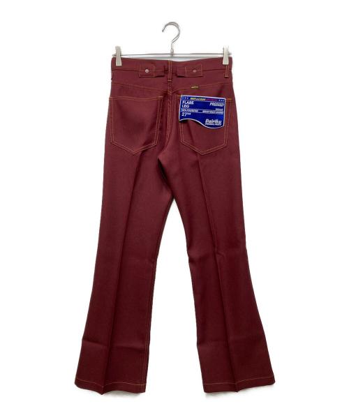 DAIRIKU（ダイリク）DAIRIKU (ダイリク) FLASHER PRESSED PANTS レッド サイズ:27の古着・服飾アイテム