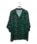 m's braqueエムズブラック）の古着「アロハシャツ」｜グリーン