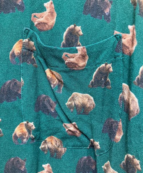 m's braque（エムズブラック）M'S BRAQUE (エムズブラック) アロハシャツ グリーン サイズ:38の古着・服飾アイテム