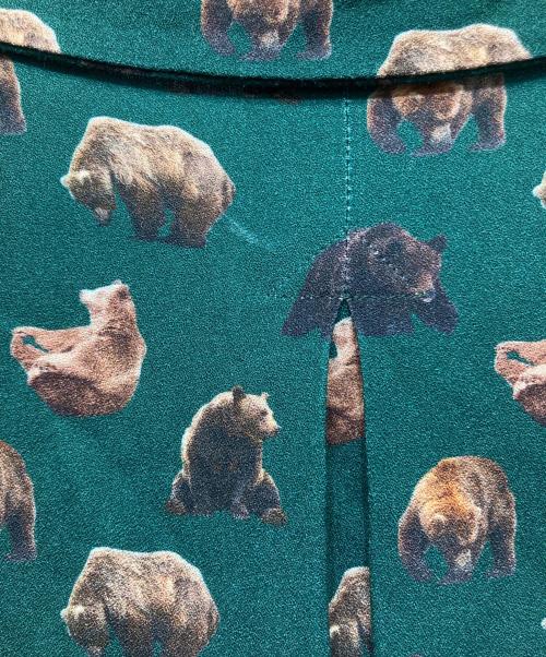 m's braque（エムズブラック）M'S BRAQUE (エムズブラック) アロハシャツ グリーン サイズ:38の古着・服飾アイテム