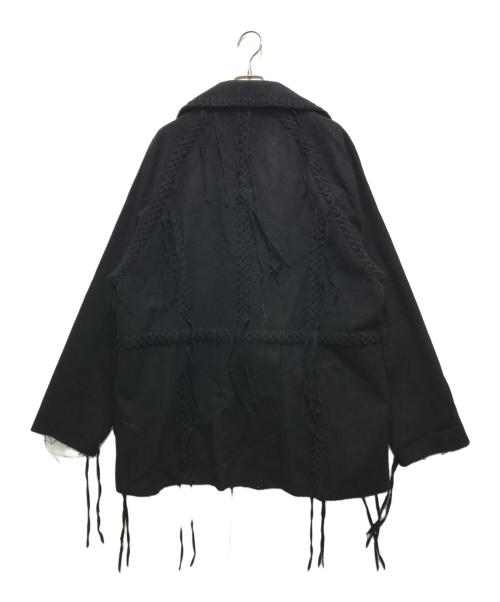 masu（エムエーエスユー）masu (エムエーエスユー) 20AW BOHEMIAN COAT（ボヘミアンコート）/ MNFW-CT0302 ブラック サイズ:46の古着・服飾アイテム