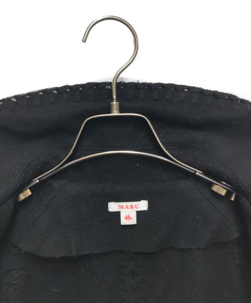 masu（エムエーエスユー）masu (エムエーエスユー) 20AW BOHEMIAN COAT（ボヘミアンコート）/ MNFW-CT0302 ブラック サイズ:46の古着・服飾アイテム