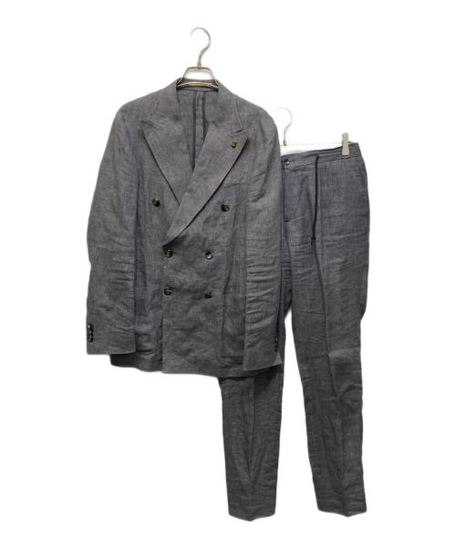 LATORRE（ラトーレ）LATORRE (ラトーレ) リネンセットアップ グレー サイズ:50の古着・服飾アイテム