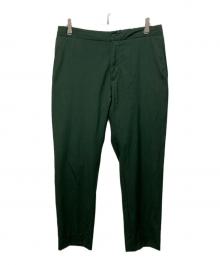 BOGLIOLI（ボリオリ）の古着「ヴァージンウールスラックス」｜カーキ