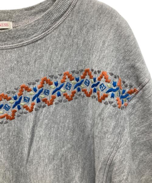 NICENESS（ナイスネス）NICENESS (ナイスネス) SHANKER スウェットTee グレー サイズ:Lの古着・服飾アイテム