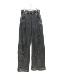 Omar Afridi（オマールアフリディ）の古着「SHABBY TWISTED LOUNGE PANTS」｜グレー