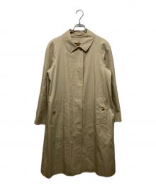 BURBERRY LONDON（バーバリーロンドン）の古着「ライナー付裏地ノバチェックステンカラーコート」｜ベージュ