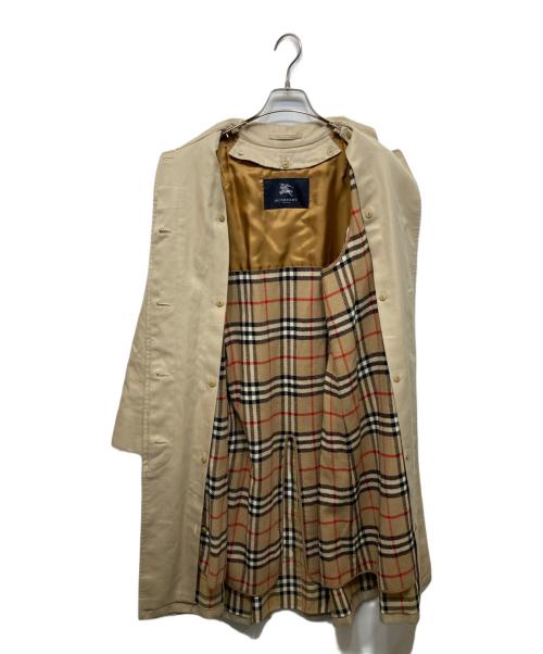 BURBERRY LONDON（バーバリーロンドン）BURBERRY LONDON (バーバリーロンドン) ライナー付裏地ノバチェックステンカラーコート ベージュ サイズ:9の古着・服飾アイテム
