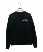 sacai×KAWSサカイ×カウズ）の古着「Embroidery Long Sleeve」｜ブラック