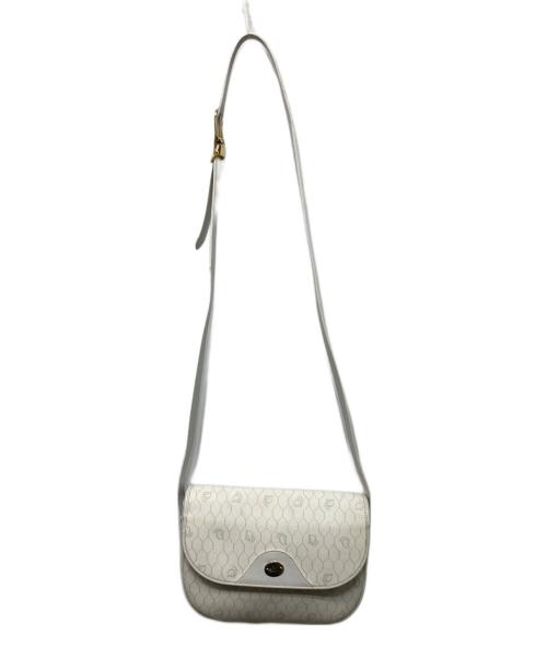 Christian Dior（クリスチャン ディオール）Christian Dior (クリスチャン ディオール) オールドショルダーバッグ ホワイトの古着・服飾アイテム