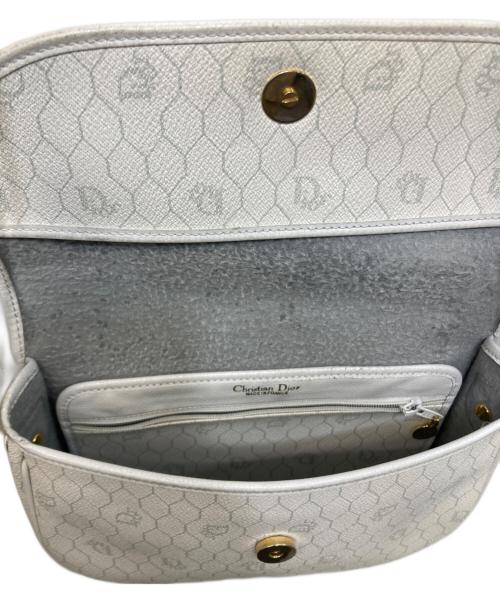 Christian Dior（クリスチャン ディオール）Christian Dior (クリスチャン ディオール) オールドショルダーバッグ ホワイトの古着・服飾アイテム