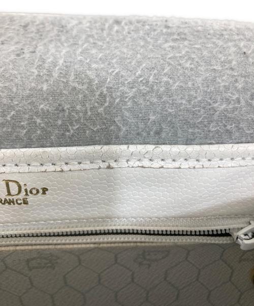 Christian Dior（クリスチャン ディオール）Christian Dior (クリスチャン ディオール) オールドショルダーバッグ ホワイトの古着・服飾アイテム
