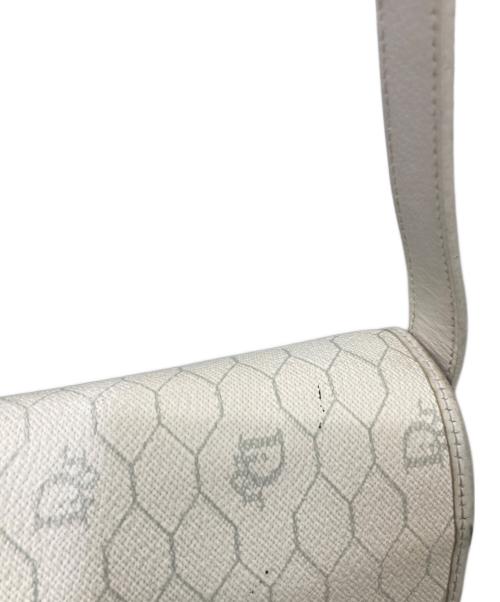 Christian Dior（クリスチャン ディオール）Christian Dior (クリスチャン ディオール) オールドショルダーバッグ ホワイトの古着・服飾アイテム