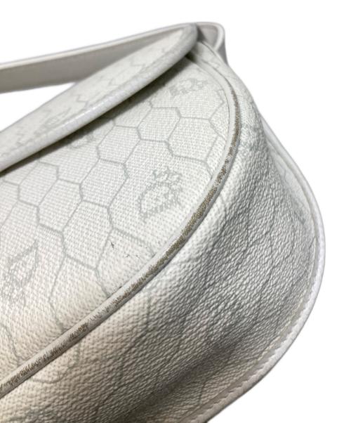 Christian Dior（クリスチャン ディオール）Christian Dior (クリスチャン ディオール) オールドショルダーバッグ ホワイトの古着・服飾アイテム