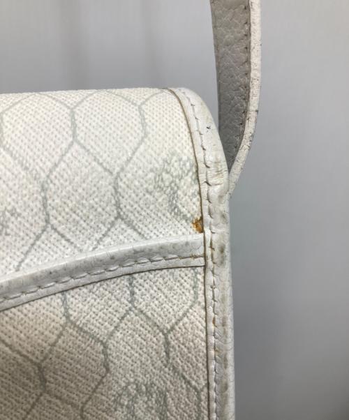 Christian Dior（クリスチャン ディオール）Christian Dior (クリスチャン ディオール) オールドショルダーバッグ ホワイトの古着・服飾アイテム