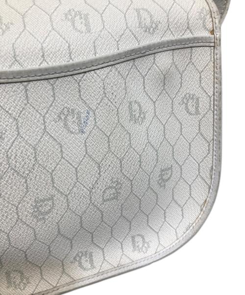 Christian Dior（クリスチャン ディオール）Christian Dior (クリスチャン ディオール) オールドショルダーバッグ ホワイトの古着・服飾アイテム