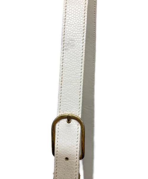 Christian Dior（クリスチャン ディオール）Christian Dior (クリスチャン ディオール) オールドショルダーバッグ ホワイトの古着・服飾アイテム