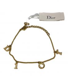 Christian Dior（クリスチャン ディオール）の古着「ロゴチャームブレスレット」｜ゴールド