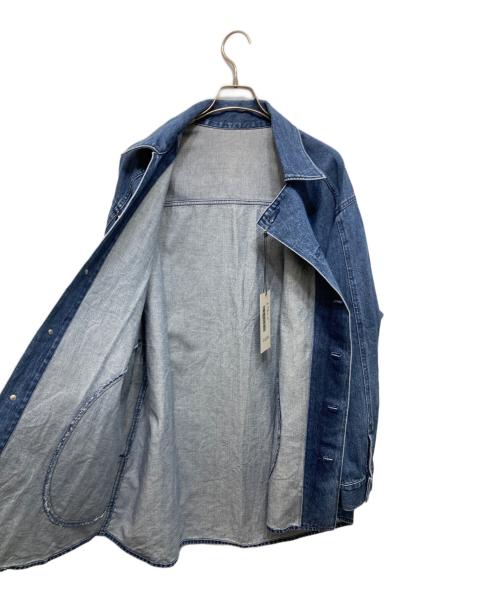 LAD MUSICIAN（ラッドミュージシャン）LAD MUSICIAN (ラッドミュージシャン) 12oz DENIM SHIRT JACKET インディゴ サイズ:46の古着・服飾アイテム
