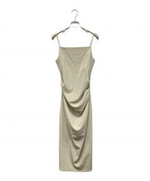 TODAYFUL（トゥデイフル）の古着「Drape Camisole Dress」｜ベージュ